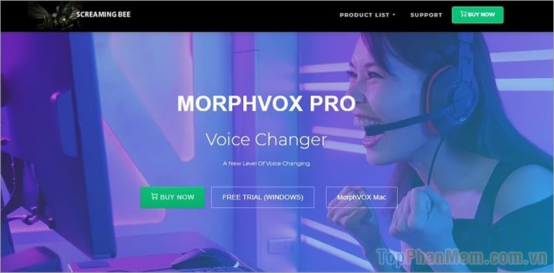 Phần mềm chỉnh giọng chuyên nghiệp MorphVOX Pro