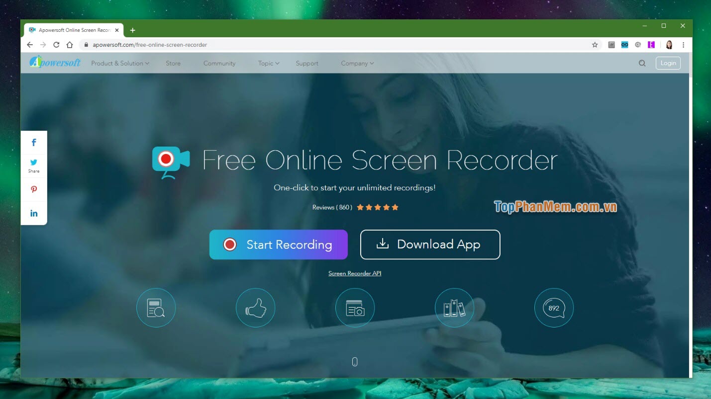 Apowersoft Free Online Screen Recoder