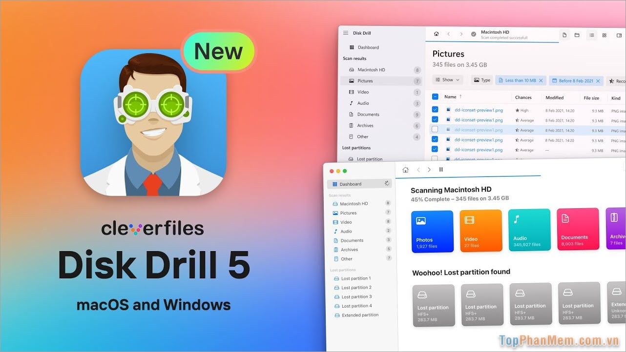 Disk Drill – Phần mềm khôi phục dữ liệu chuyên nghiệp