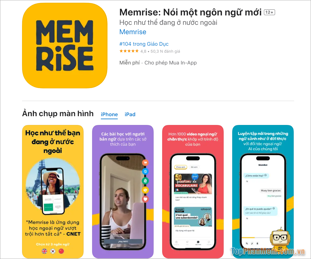 Memrise – Ứng dụng học tiếng Anh tốt nhất