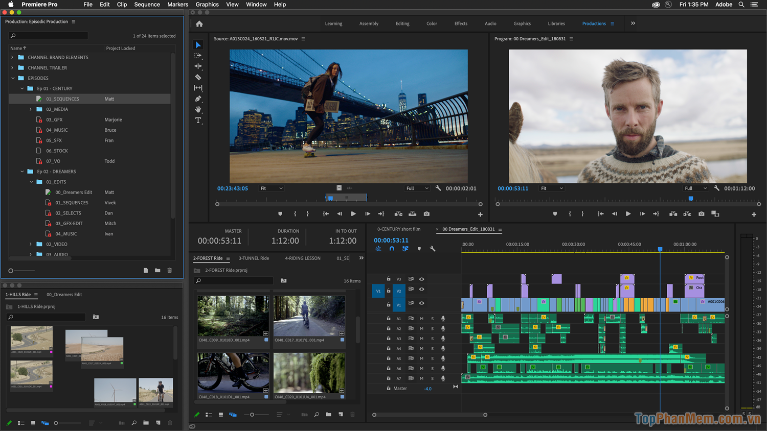 Phần mềm dựng phim Adobe Premiere Pro